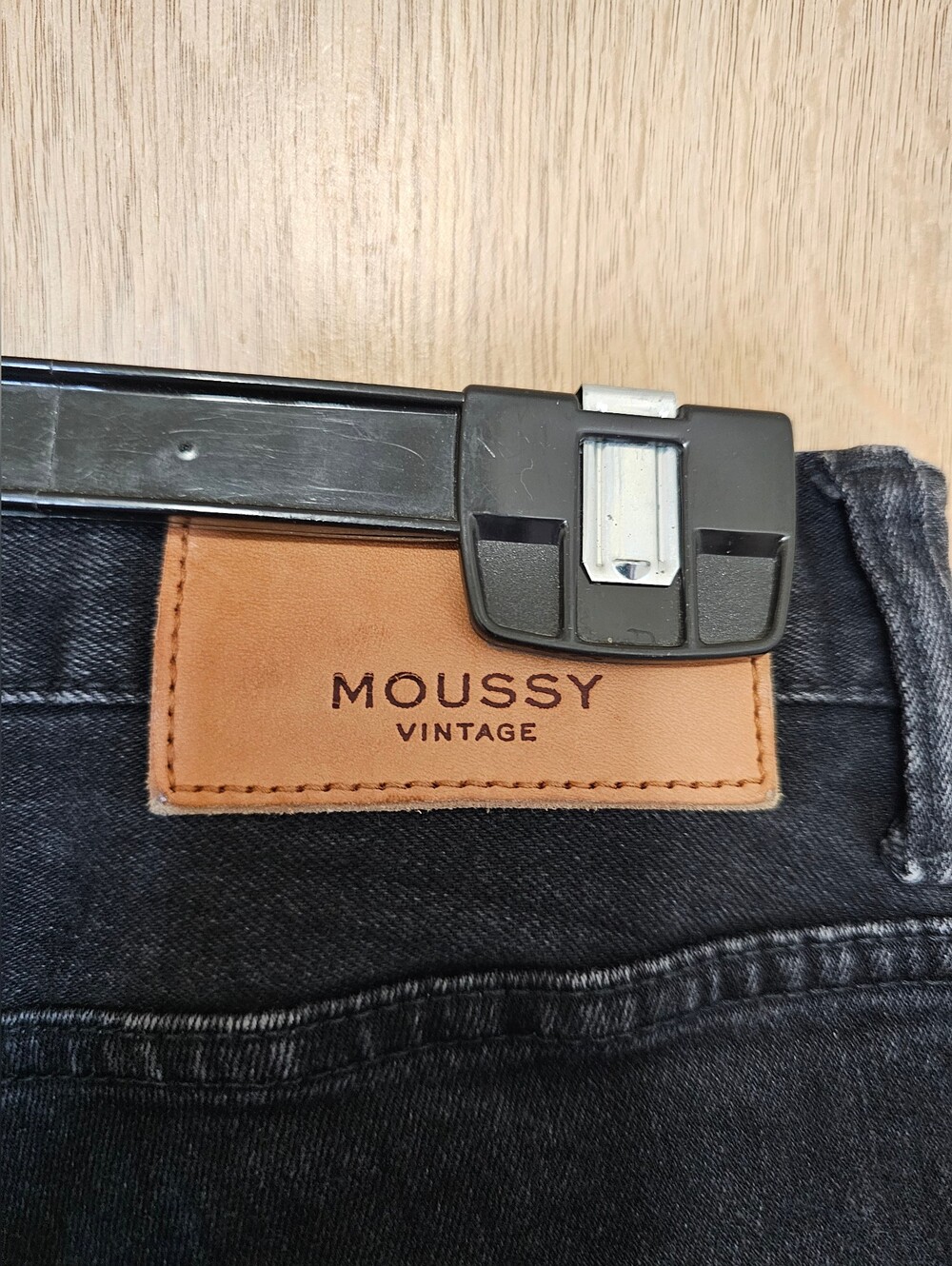 Moussy Vintage Filer Rebirth High Rise Black Skinny Jeans Size 27 - Picture 7 of 8